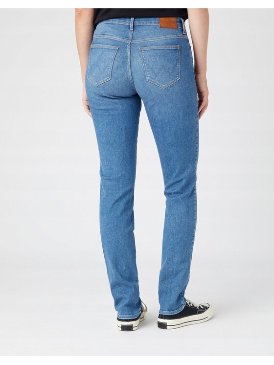 Wrangler Wrangler Jeansy SLIM Niebieski Slim Fit