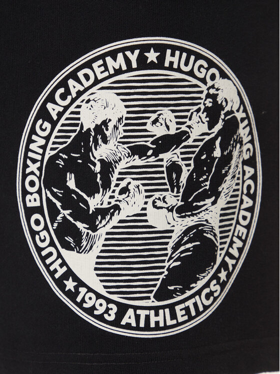 HUGO HUGO Szorty sportowe Dubox 50542413 Czarny Regular Fit