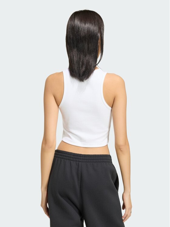 adidas adidas Top 165371 Biały Slim Fit
