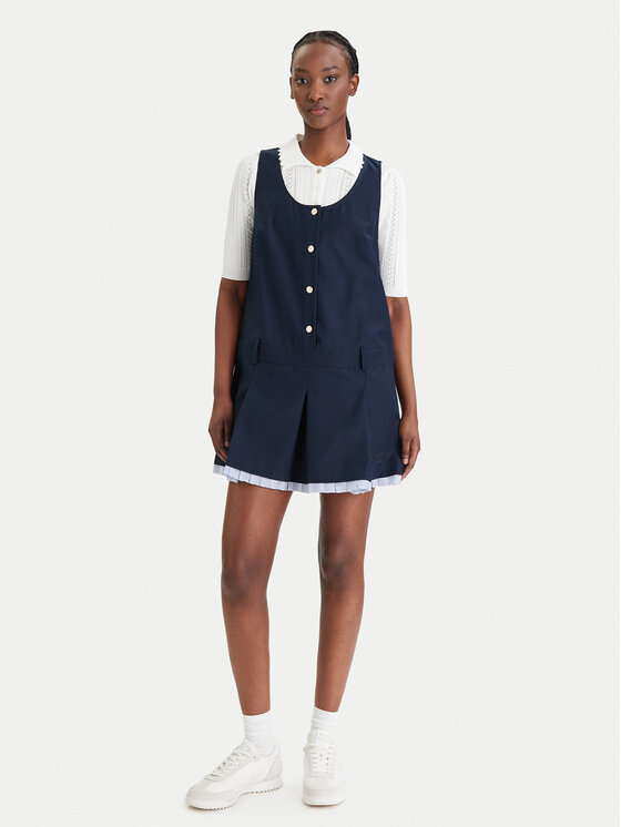 Tommy Jeans Tommy Jeans Rochie de zi DW0DW22759 Bleumarin Regular Fit