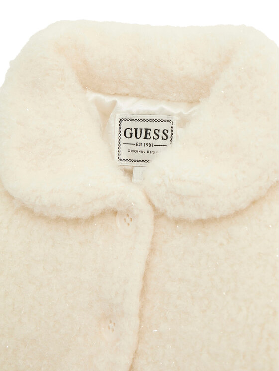 Guess Guess Prehodna jakna A5BL01 WGIT0 Écru Regular Fit
