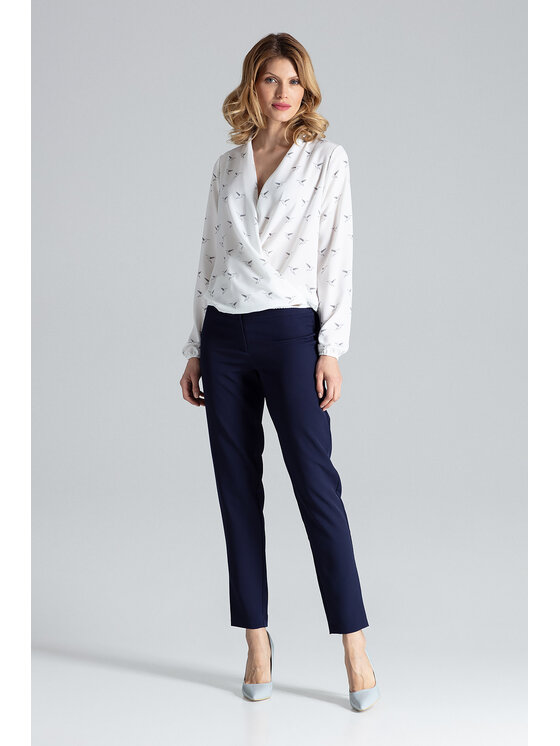 FIGL FIGL Blúzka M371 Écru Regular Fit