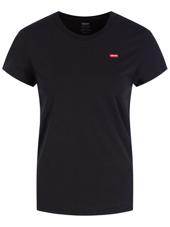 Levi's® Levi's® T-krekls Perfect Tee 39185-0008 Melns Regular Fit