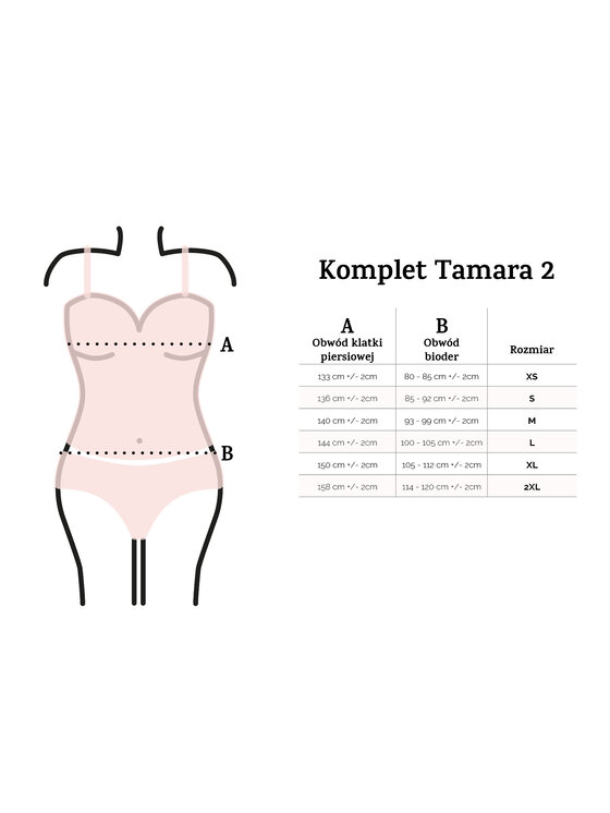 DKaren Lingerie DKaren Lingerie Piżama Tamara2 Czerwony Classic Fit