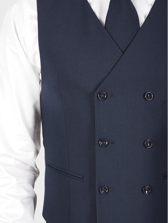 Evenemen Evenemen Kamizelka BOSTON ROMOLO 55 Granatowy Slim Fit