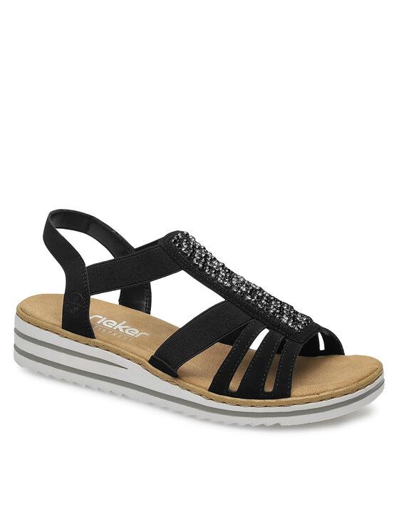 Rieker Rieker Sandali V0652-00 Nero