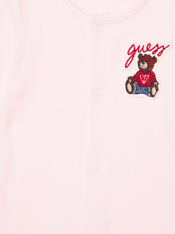 Guess Guess Бебешки гащеризон със стъпала H5YW18 KBZP4 Розов