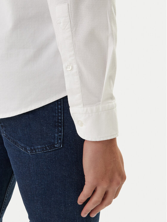 BOSS BOSS Camicia Rickert 50553001 Bianco Regular Fit