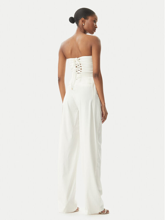 Elisabetta Franchi Elisabetta Franchi Kezeslábas TU05152E2 100 Ekru Regular Fit