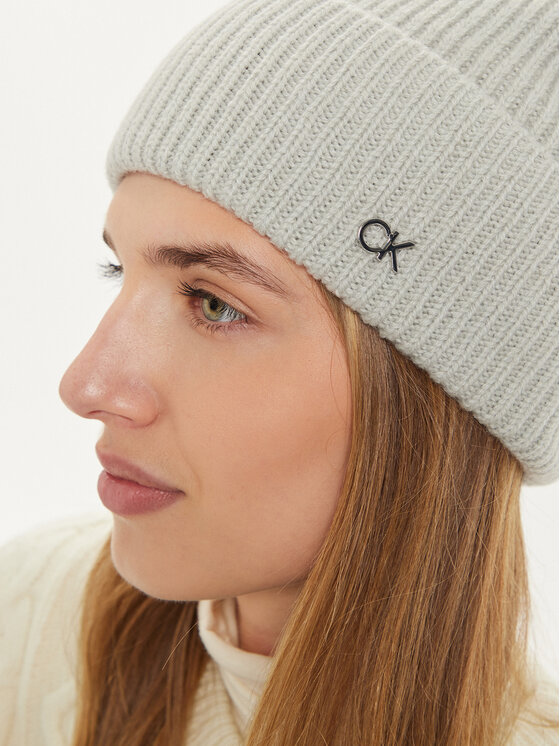 Calvin Klein Calvin Klein Шапка K60K612592 Сив