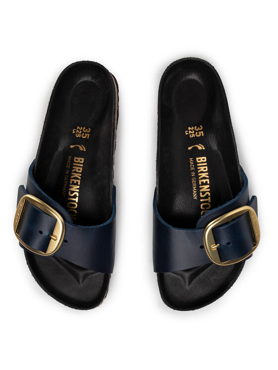 Birkenstock Birkenstock Papucs Madrid Big Buckle 1012361 Sötétkék