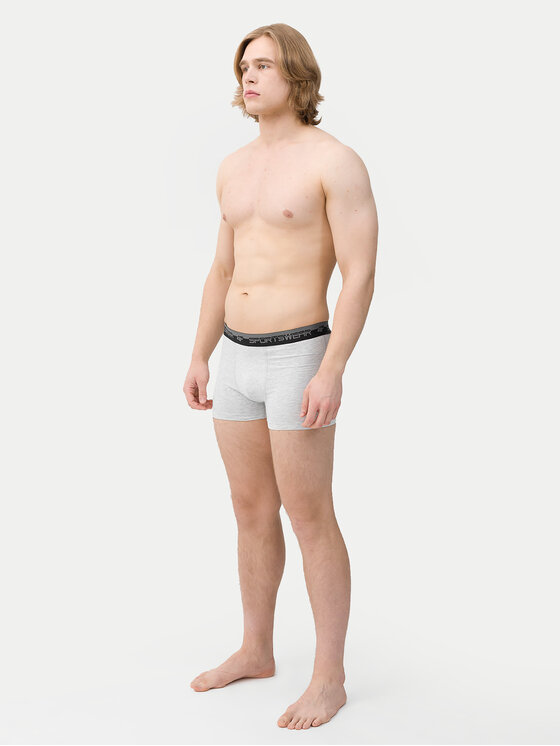4F 4F Set di 2 boxer 4FWSS24UBXSM036 Bianco