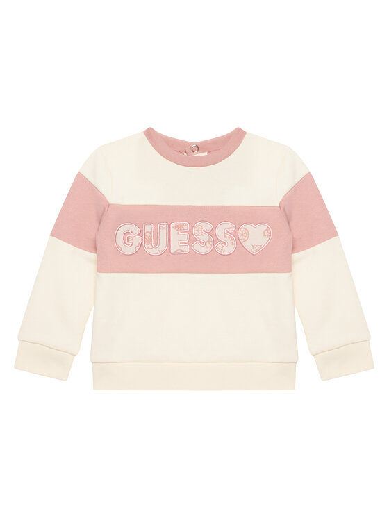 Guess Guess Jogginganzug A5BG11 KAV34 Écru Regular Fit