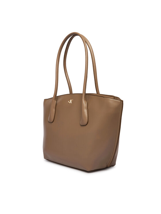 Calvin Klein Calvin Klein Kabelka Ck Medium Dome Tot LV04F3344G Béžová
