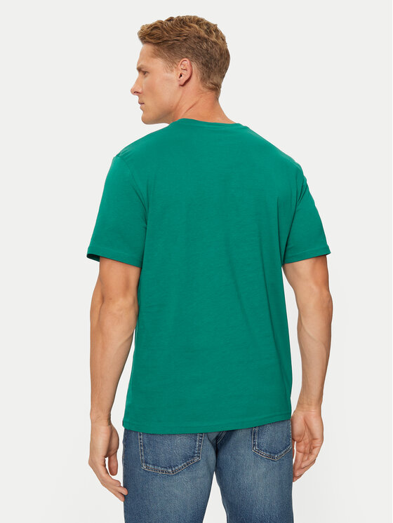 United Colors Of Benetton United Colors Of Benetton Majica 3I1XU109Q Zelena Relaxed Fit