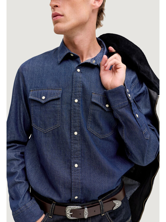 Jack & Jones Jack & Jones Camicia JJESHERIDAN L/S NOOS Blu Shirt Fit