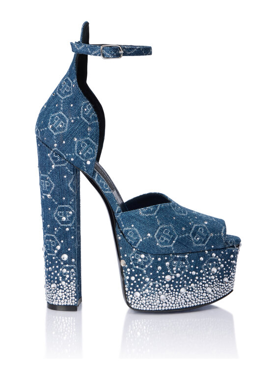 PHILIPP PLEIN PHILIPP PLEIN Szpilki 28989 Niebieski jasny