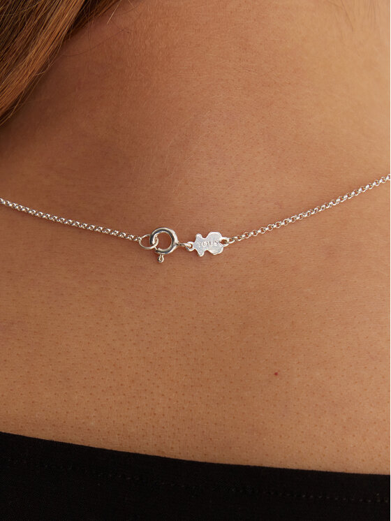 TOUS TOUS Ogrlica Motif 1000140600 Srebrna