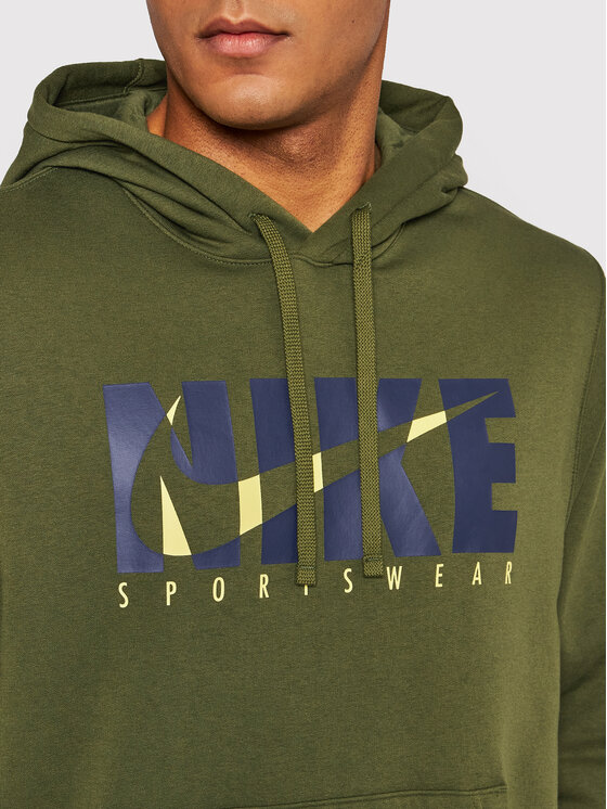 Nike Nike Dres Sportswear Graphic DD5242 Zielony Regular Fit