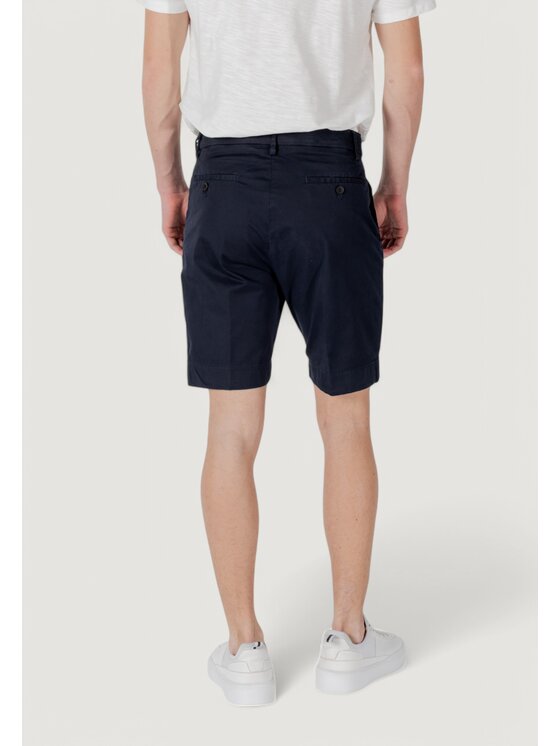 Antony Morato Antony Morato Bermuda MARK SLIM FIT WITH LOGOED RUBBER FLAG Blu Slim Fit