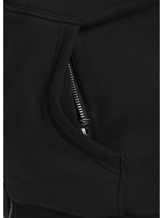 PITBULL PITBULL Kurtka zimowa Bluza rozpinana z kapturem Sherpa Ruffin II 3XL Czarny Regular Fit