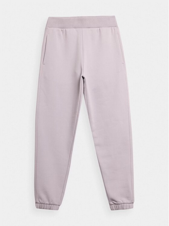 4F 4F Pantaloni da tuta 4FAW22TTROF365-52S Rosa Regular Fit