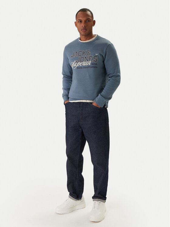 Jack & Jones Jack & Jones Bluza Elogo 12288925 Niebieski Regular Fit