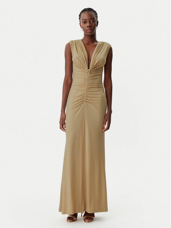 Rinascimento Rinascimento Rochie de seară CFC0122483003 Auriu Regular Fit