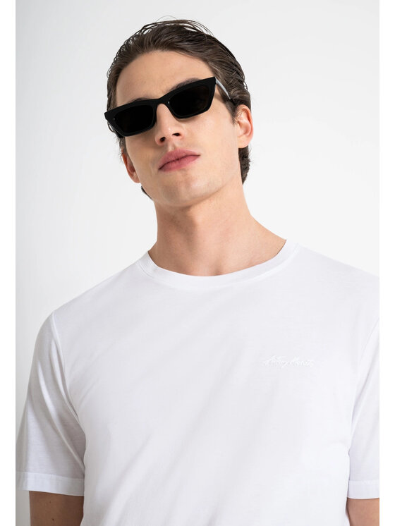 Antony Morato Antony Morato T-shirt MMKS02366-FA100231 Bianco Shirt Fit