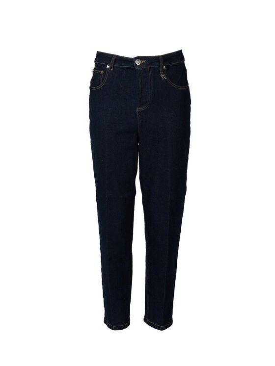 John Richmond John Richmond Jeansy UMA24078JE Tmavomodrá Oversize