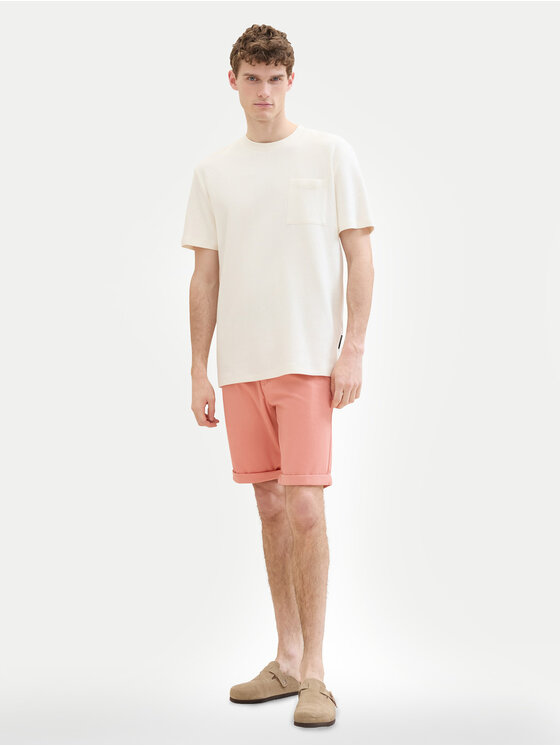 Tom Tailor Tom Tailor Kratke hlače 1040227 Ružičasta Slim Fit