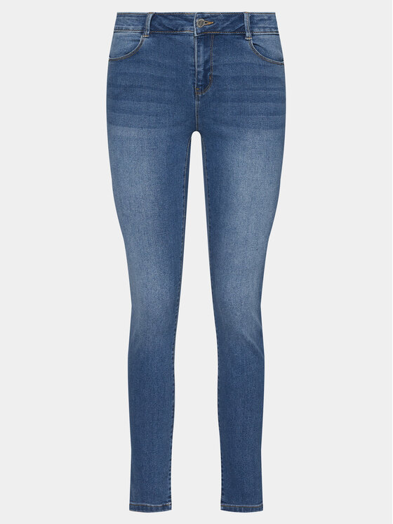 Morgan Morgan Jeans hlače 241-PARDA Mornarsko modra Slim Fit
