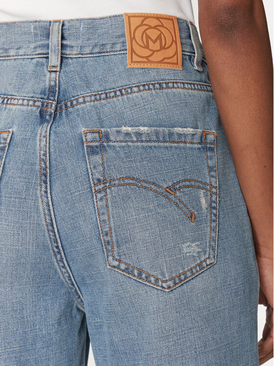 Marella Marella Jeans hlače Wleg1 2513181074 Modra Wide Leg