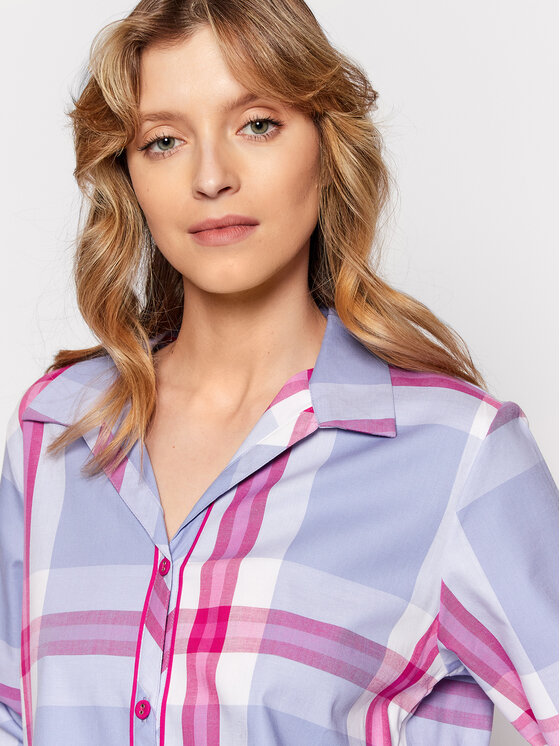 Cyberjammies Cyberjammies Koszulka piżamowa Carrie 9057 Fioletowy Regular Fit
