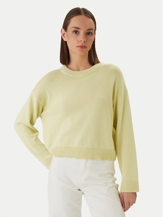 Calvin Klein Calvin Klein Maglione LV047D305G Giallo Relaxed Fit