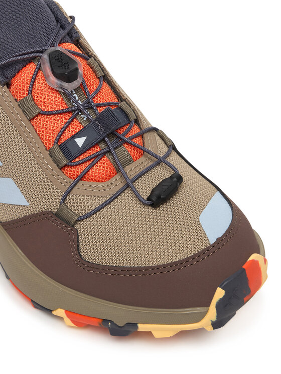 adidas adidas Trekingová obuv Terrex Ax4S Speed Lacing JR9060 Kaki
