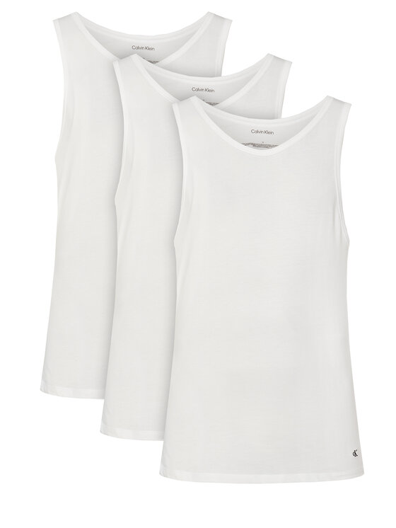 Calvin Klein Underwear Calvin Klein Underwear Set potkošulja bez rukava﻿ Tank 3Pk LV00NB4184 Bijela Slim Fit