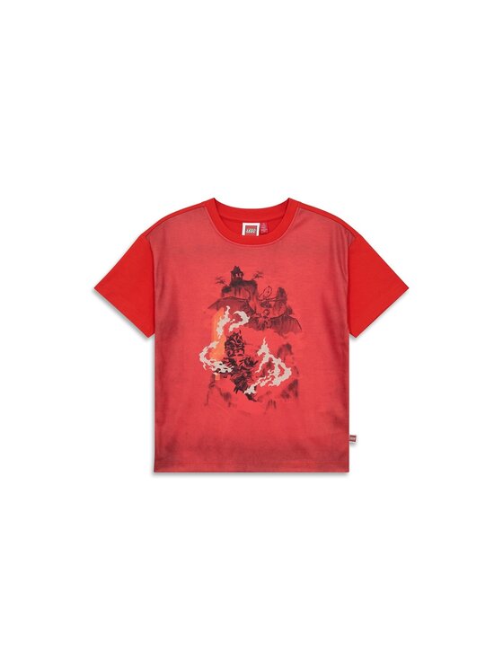 LEGO LEGO T-Shirt Taj203 Czerwony Regular Fit