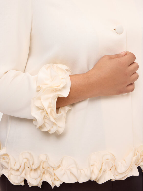 Fiorella Rubino Fiorella Rubino Felpa G870L009444N011 Bianco Regular Fit
