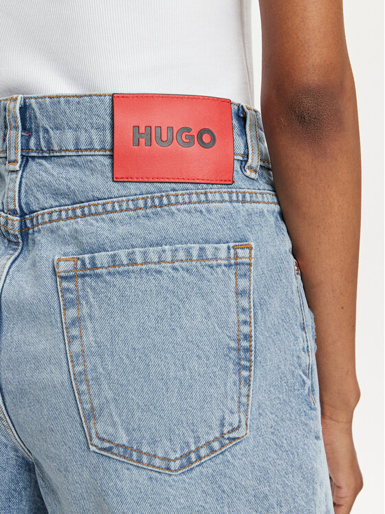 HUGO Hugo Džínsové šortky Gealea 50513761 Modrá Regular Fit
