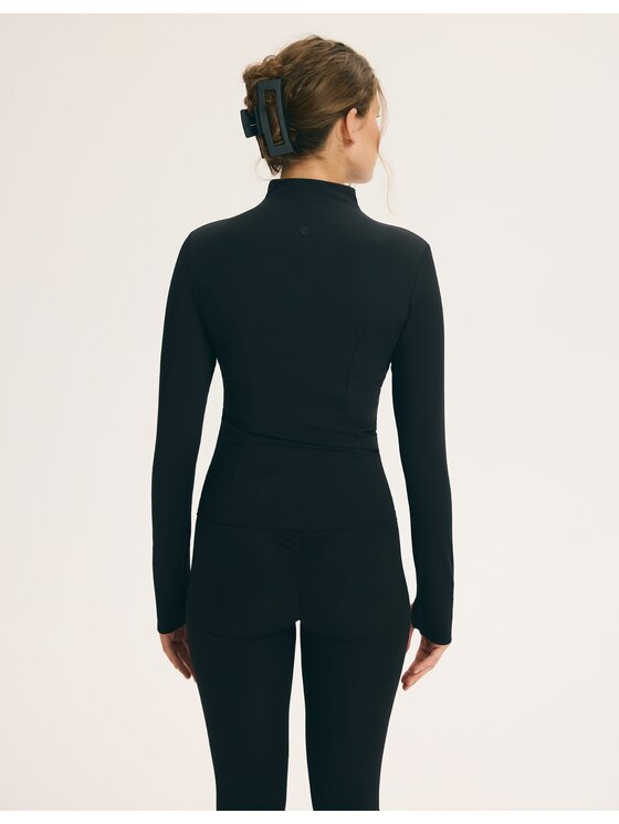 Esotiq Esotiq Bluza 46020 Czarny Regular Fit