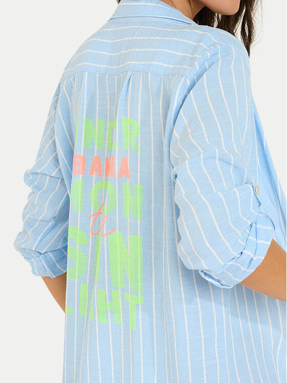 Banana Moon Banana Moon Сорочка Garel Galeana MVD66 Блакитний Regular Fit