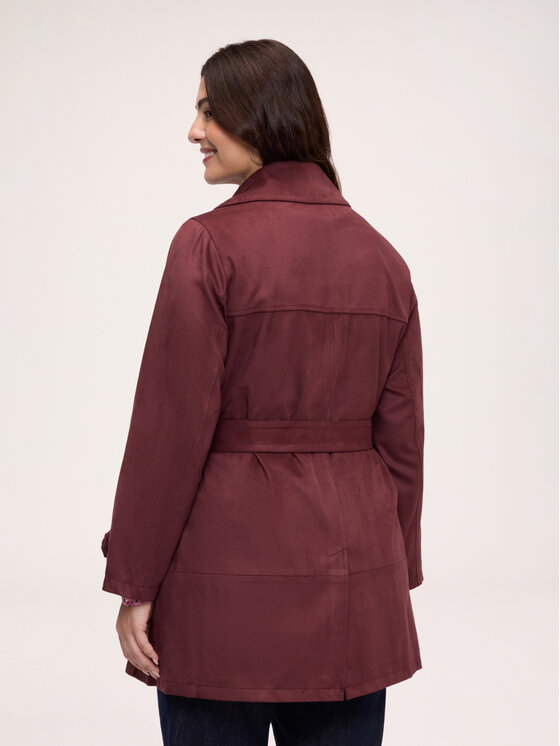 Fiorella Rubino Fiorella Rubino Giacca in similpelle 0021T000371N036 Bordeaux Regular Fit