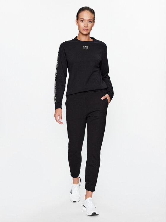 EA7 Emporio Armani EA7 Emporio Armani Sweatshirt 6RTM09 TJPLZ 0200 Schwarz Regular Fit