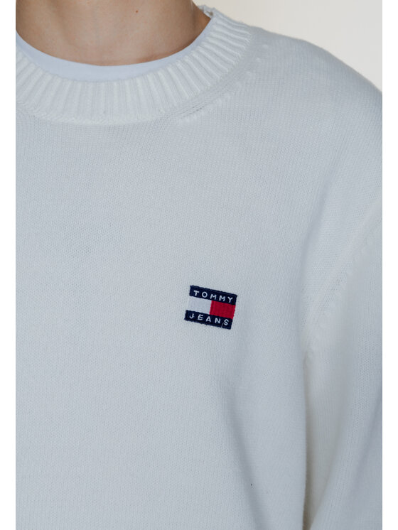 Tommy Jeans Tommy Jeans Maglione TJM REG BADGE Bianco To Fit
