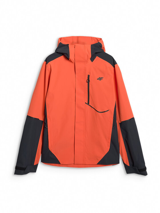 4F 4F Kurtka wielofunkcyjna HALNY Czerwony Regular Fit