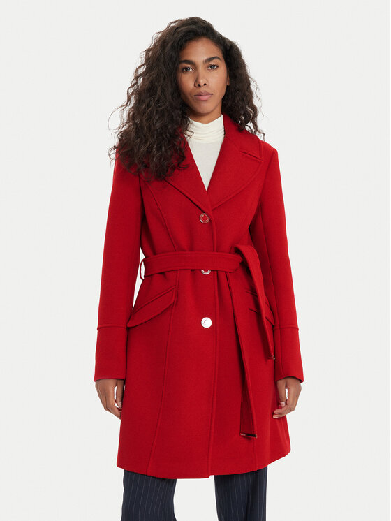 Trenchcoat Comma Wintermantel Rot Zalando Comma Mantel Zalando