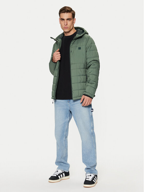 Billabong Billabong Kevad-sügis jope Journey Puffer ABYJK00162 Roheline Regular Fit