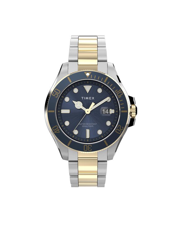 Timex Timex Zegarek Harborside Coast TW2V42000 Srebrny