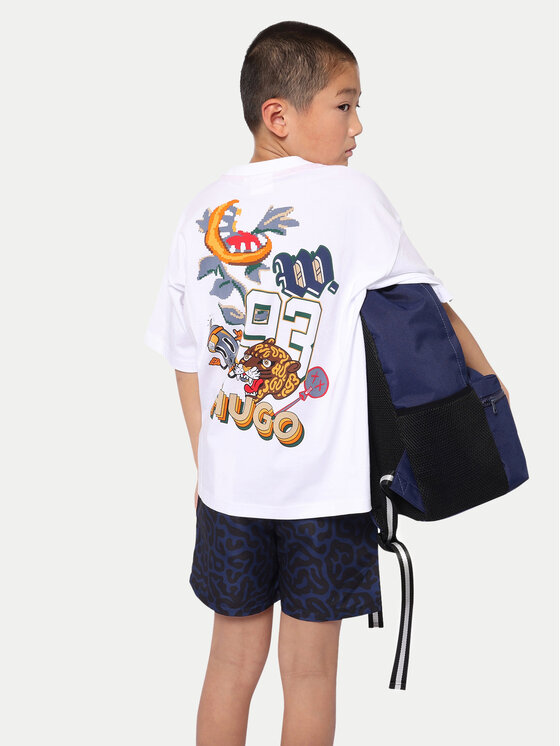 HUGO Hugo Тишърт G00151 D Бял Regular Fit